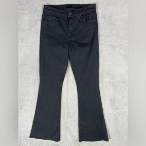 Mother Jeans The Weekender Not Guilty Women's 28 Black Stretch Flared 30" Inseam